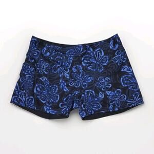 Crazy Shirts Shorts Mens Blue Twill Logo Size 7 W 27"